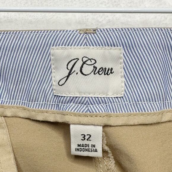 J Crew Slim Boyfriend Chino Pants Khaki Tan Classic Preppy Staple Capsule 32/14 - Picture 9 of 11